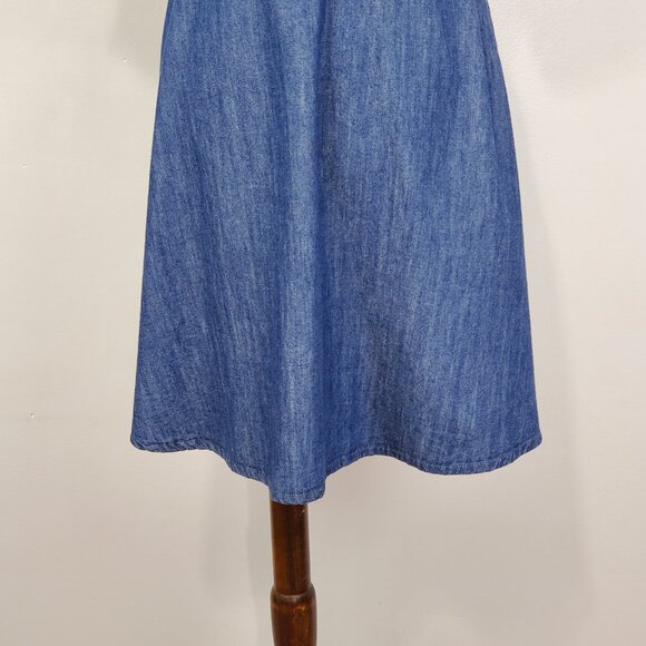 Wonder Nation Girl's Belted Jean Chambray Button Front Dress Size XL (14-16) - Picture 10 of 14